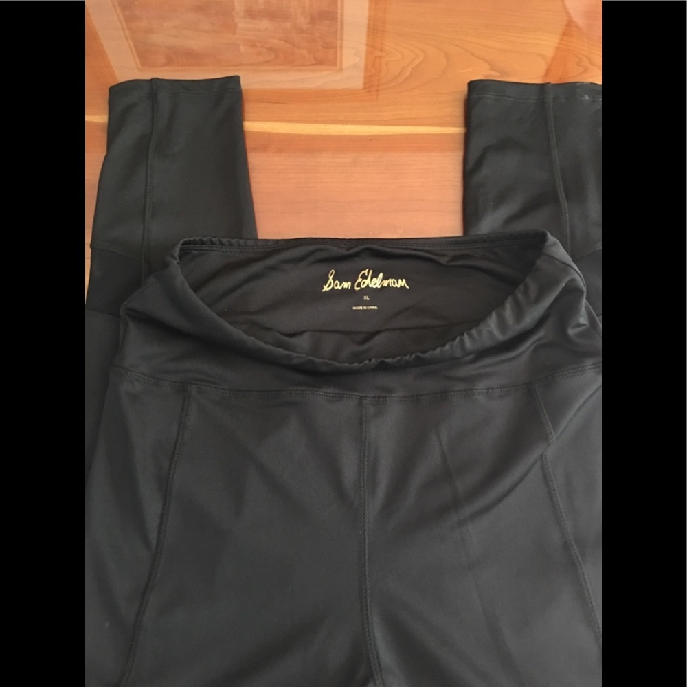 Sam Edelman XL black leggings with detail